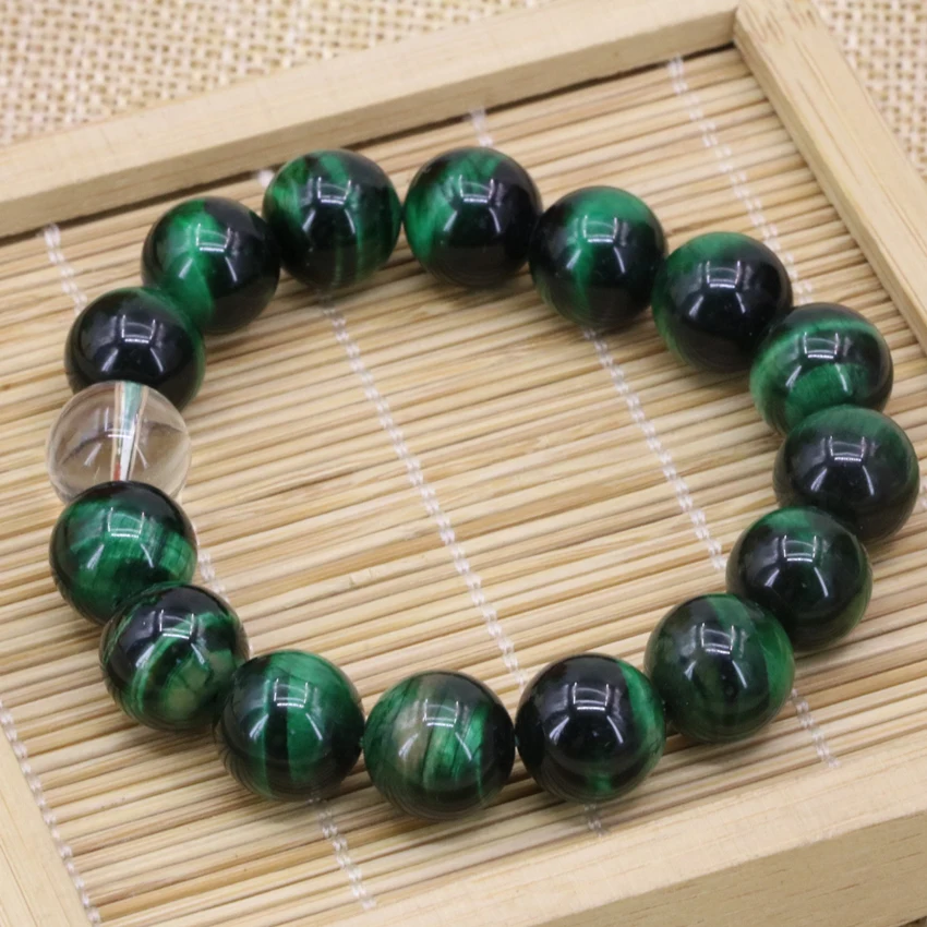 2 colors strand bracelets 12mm natural green yellow tiger eyes stone round beads bangle charms diy jewelry 7.5inch B3161
2 colors strand bracelets 12mm natural green yellow tiger eyes stone round beads bangle charms diy jewelry 7.5inch B3161