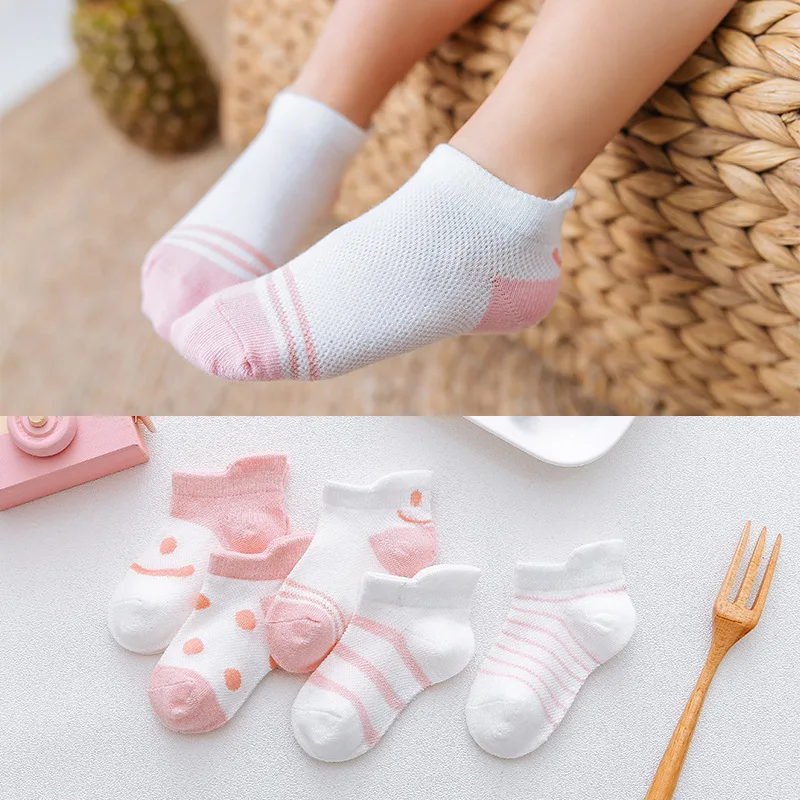 5 Pairs New Mesh Baby Kids' Socks Spring & Summer Cotton Cute Cartoon short Socks Boy and Girl Baby Toddler socks 0-3T
5 Pairs New Mesh Baby Kids' Socks Spring & Summer Cotton Cute Cartoon short Socks Boy and Girl Baby Toddler socks 0-3T