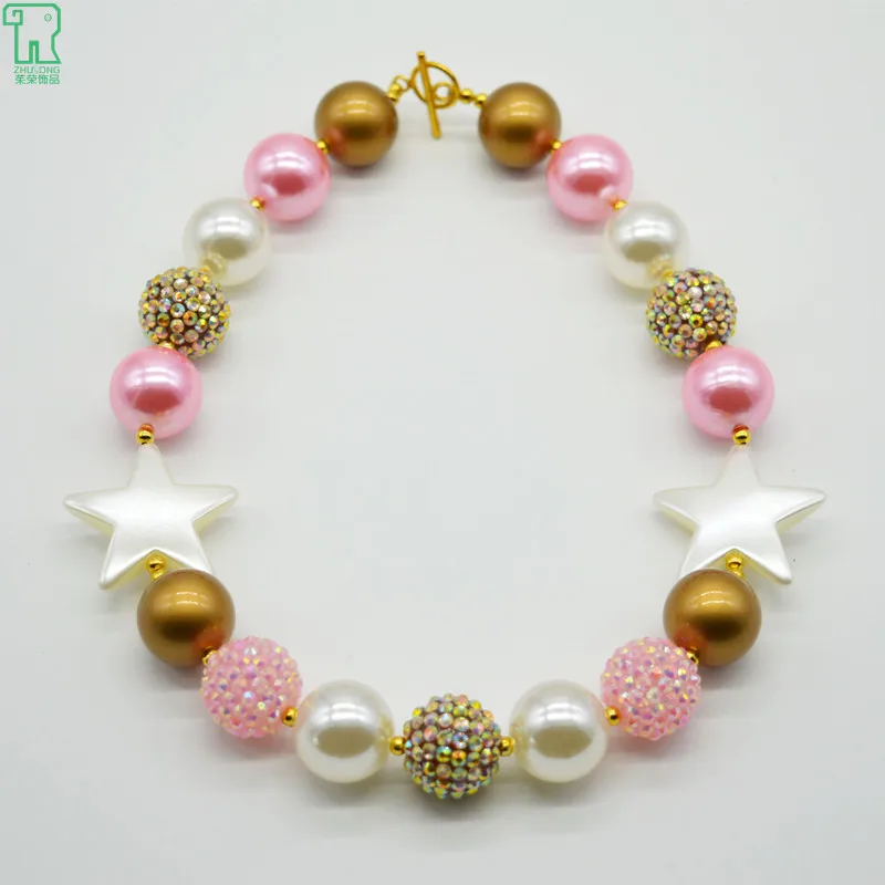 wholesale 5PCS Girls Chunky Bubblegum Necklaces New Fashion Kids Pentagram Beaded Necklace For Princess Jewelry
wholesale 5PCS Girls Chunky Bubblegum Necklaces New Fashion Kids Pentagram Beaded Necklace For Princess Jewelry