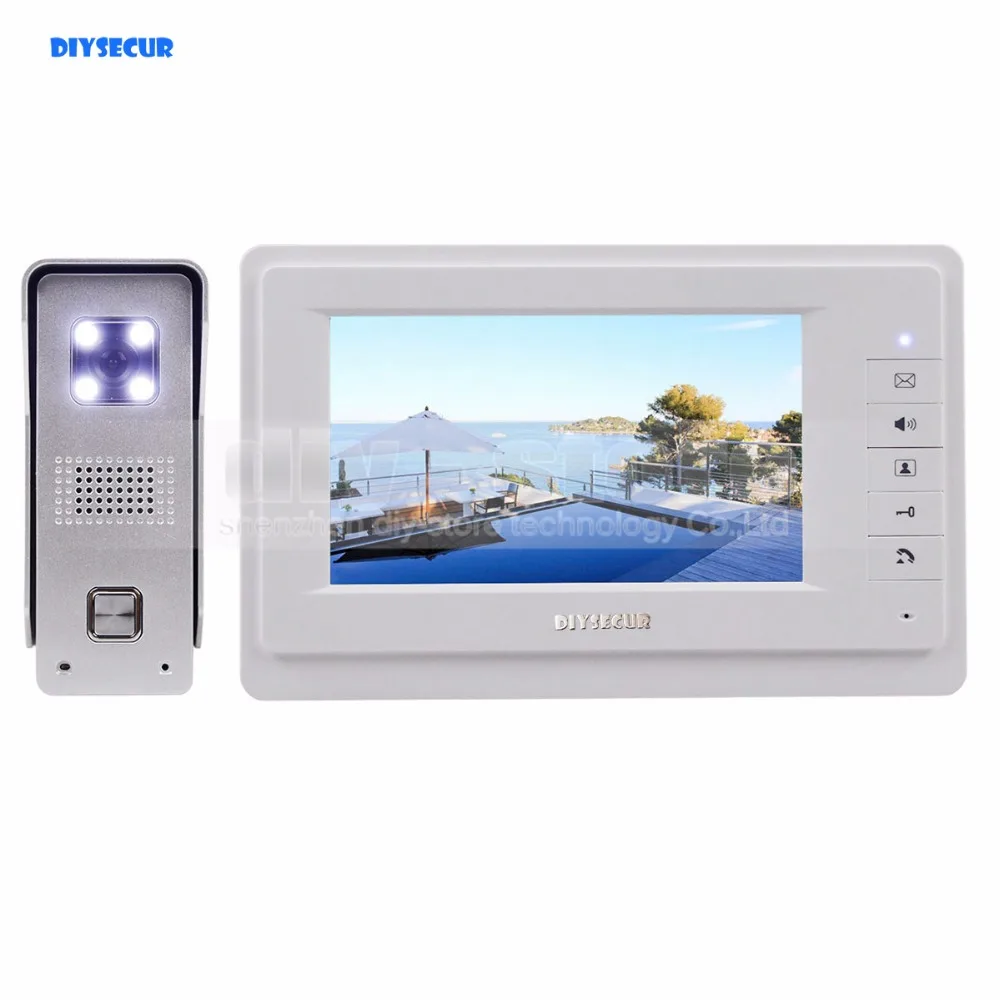 DIYSECUR 7" Wired Video Doorbell Intercom Home Security 700TVL Camera Fashionable Monitor New
DIYSECUR 7" Wired Video Doorbell Intercom Home Security 700TVL Camera Fashionable Monitor New