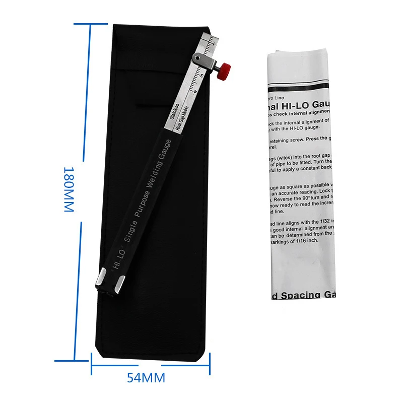 Welding Inspection Scale Small Height Gauge HI-LO Dedicated Internal Welding Ruler Metric Size
Welding Inspection Scale Small Height Gauge HI-LO Dedicated Internal Welding Ruler Metric Size