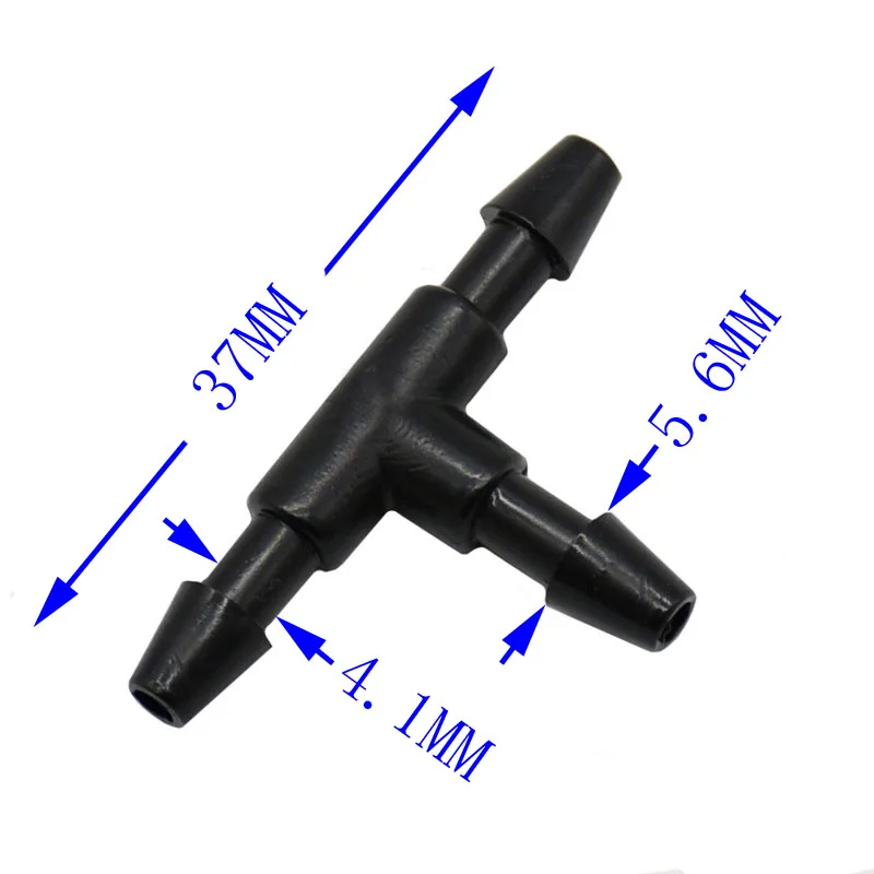 Тройник для полива wxrwxy трехходовой соединитель шланга 1/8 дюйма тройник 3/5 фитинги