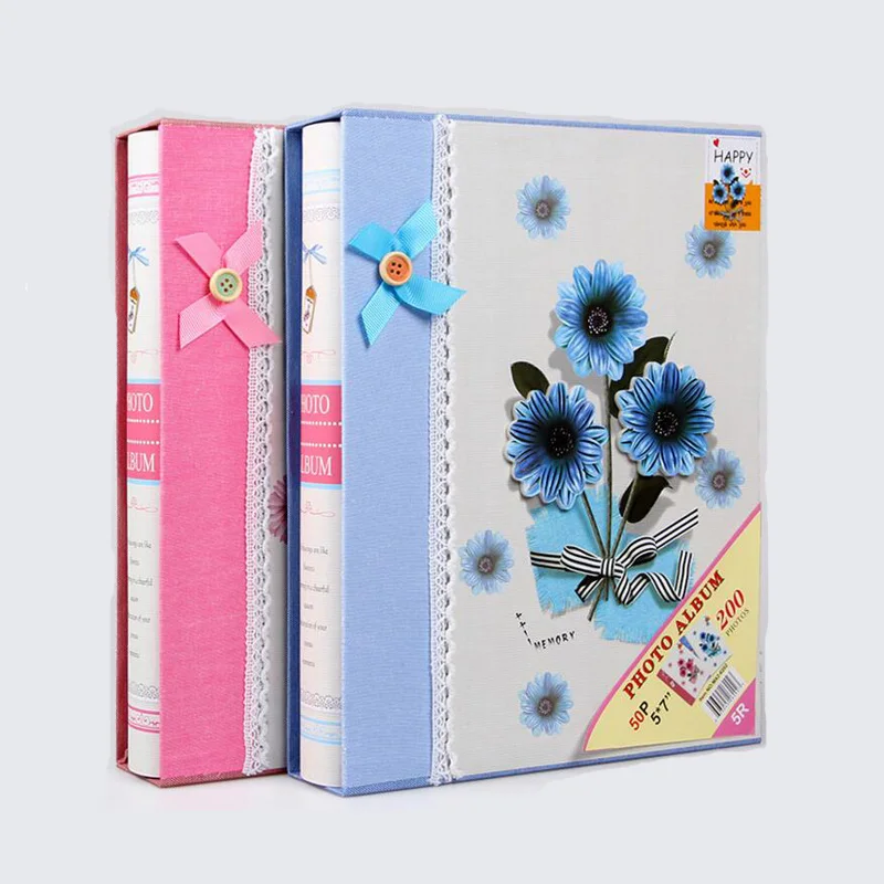 Casegrace 3D Flower Cloth Photo Album With Box 7 Inch 200 Sheet Photos Scrapbook Wedding Gift Family Memory Luxury Photo Albums
Casegrace 3D Flower Cloth Photo Album With Box 7 Inch 200 Sheet Photos Scrapbook Wedding Gift Family Memory Luxury Photo Albums