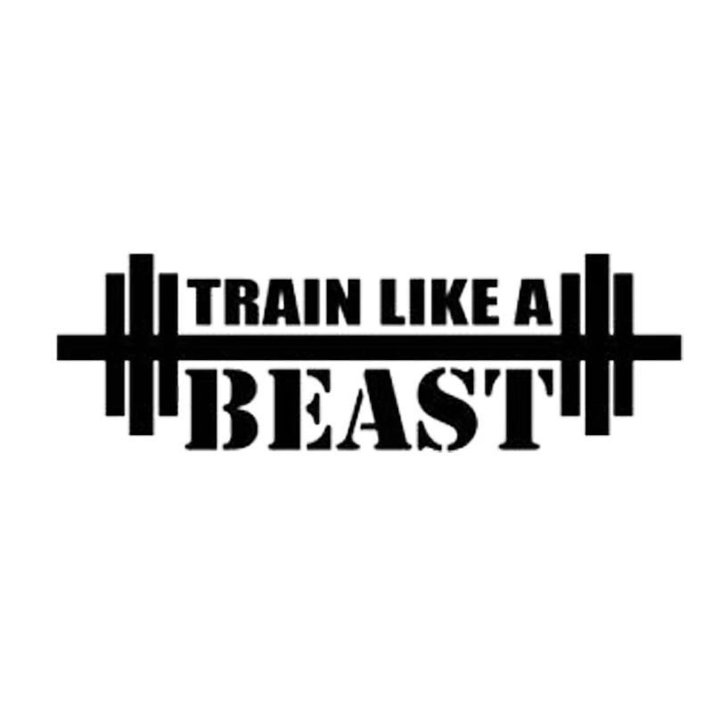 22*6.9cm Train Like A Beast Weight Lifting Vinyl Decal Sticker Bumper Funny Gym Car Cool Graphics Vinyl Decor Decals
22*6.9cm Train Like A Beast Weight Lifting Vinyl Decal Sticker Bumper Funny Gym Car Cool Graphics Vinyl Decor Decals