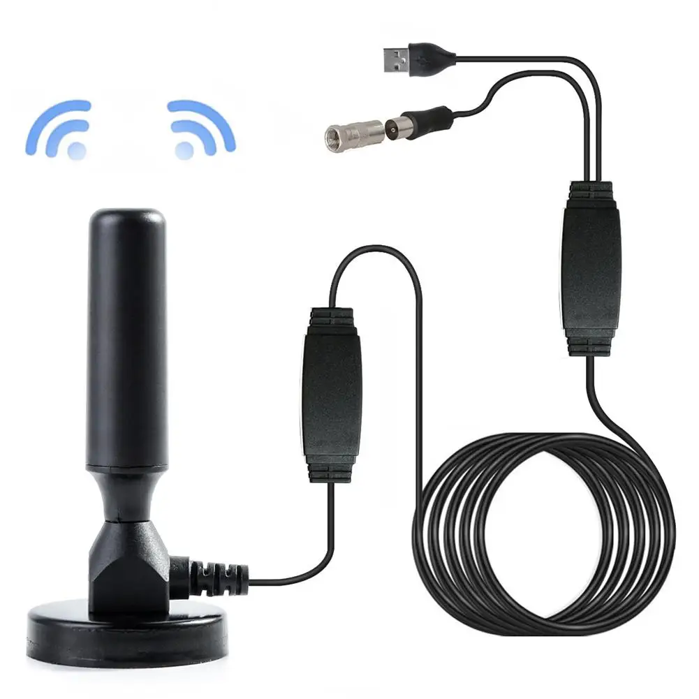 120 Miles Digital TV Antenna 1080P Indoor Signal Receiver Radius Surf HDTV Exterior Antennas Amplifier Cable 460-862 MH 5M Lengt
120 Miles Digital TV Antenna 1080P Indoor Signal Receiver Radius Surf HDTV Exterior Antennas Amplifier Cable 460-862 MH 5M Lengt