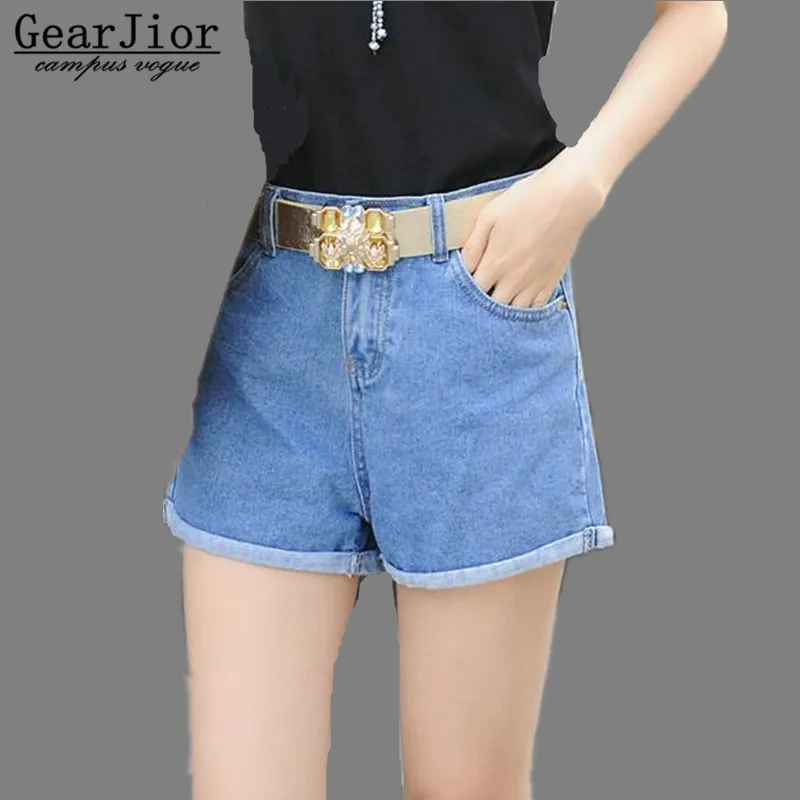 2017 summer new women's loose wide leg curling denim shorts female ladies light colored flanging jeans short pants
2017 summer new women's loose wide leg curling denim shorts female ladies light colored flanging jeans short pants