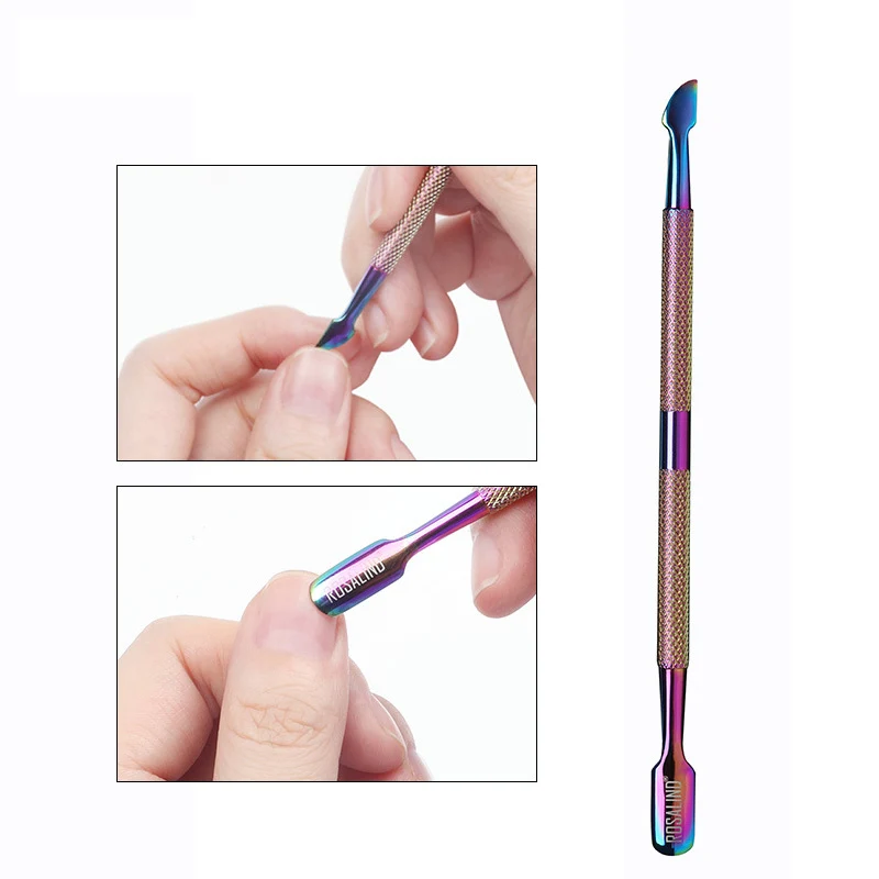 1PCS Rainbow Stainless Steel Nail Cuticle Pusher Tweezer UV Gel Polish Dead Skin Push Remover Nail File Manicure Art Tool
1PCS Rainbow Stainless Steel Nail Cuticle Pusher Tweezer UV Gel Polish Dead Skin Push Remover Nail File Manicure Art Tool