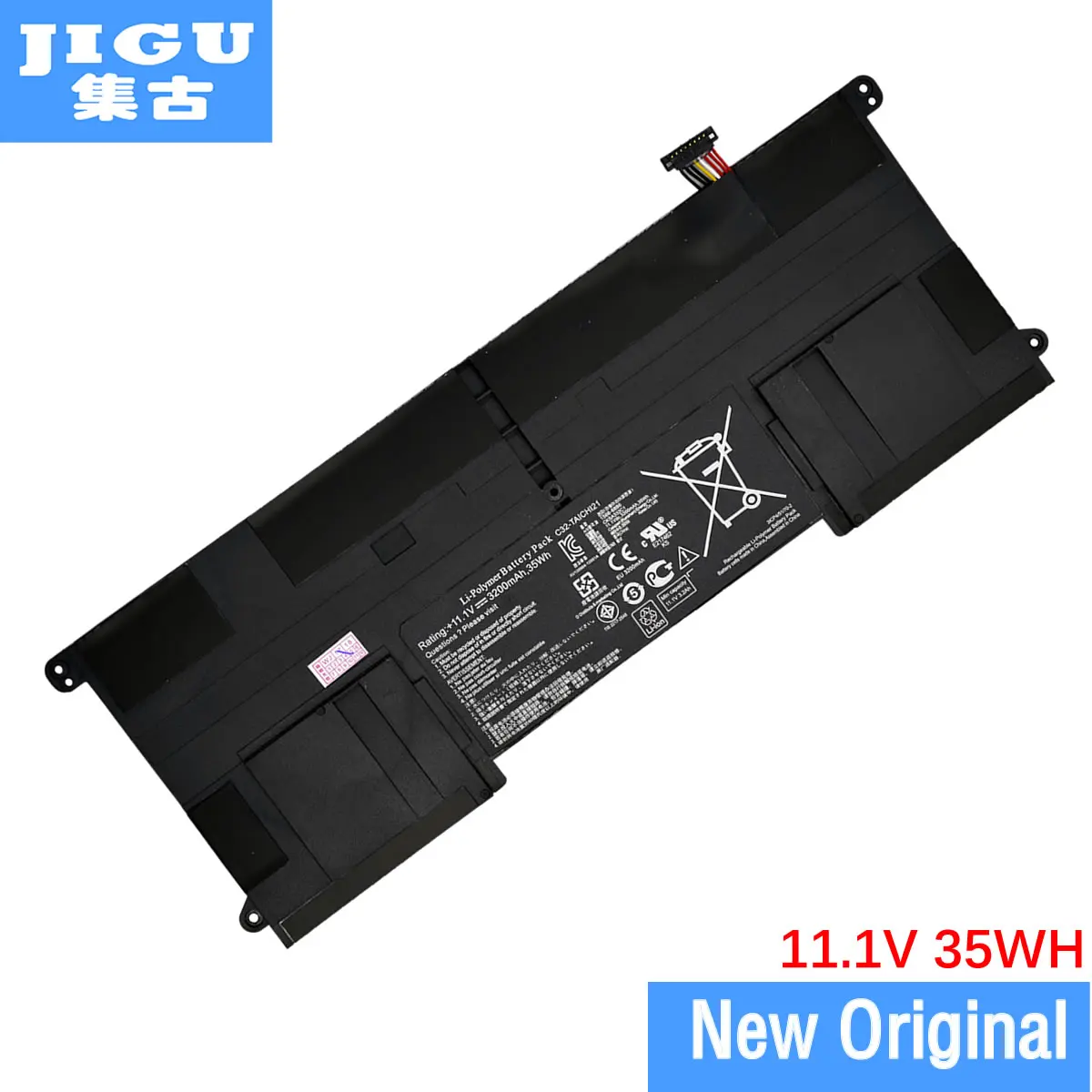 JIGU C32-TAICHI21 Original laptop Battery For Asus for Ultrabook Taichi 21 35Wh 11.1V 3200mAh Taichi21 battery
JIGU C32-TAICHI21 Original laptop Battery For Asus for Ultrabook Taichi 21 35Wh 11.1V 3200mAh Taichi21 battery
