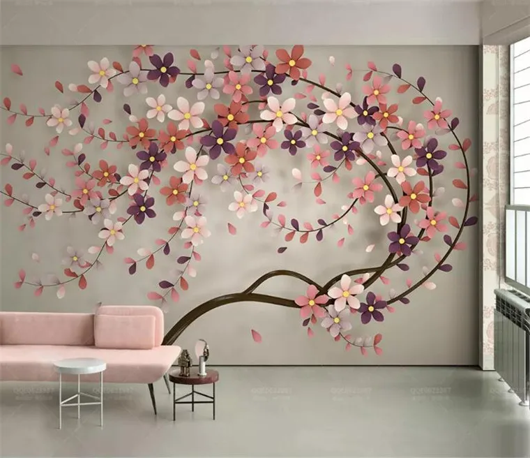Photo Wallpaper tree flower North Europe style 3D stereo Mural Wall Paper For Living Room Wallpaper TV Background Home Decor
Photo Wallpaper tree flower North Europe style 3D stereo Mural Wall Paper For Living Room Wallpaper TV Background Home Decor