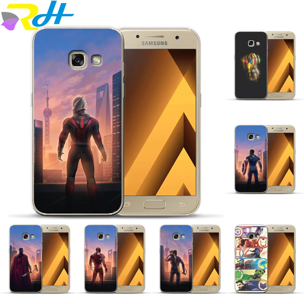 Мягкий ТПУ чехол для Samsung Galaxy J4 J6 J8 2018 Мстители: Endgame J3 J5 J7 2017 J5Prime J6Plus Coque