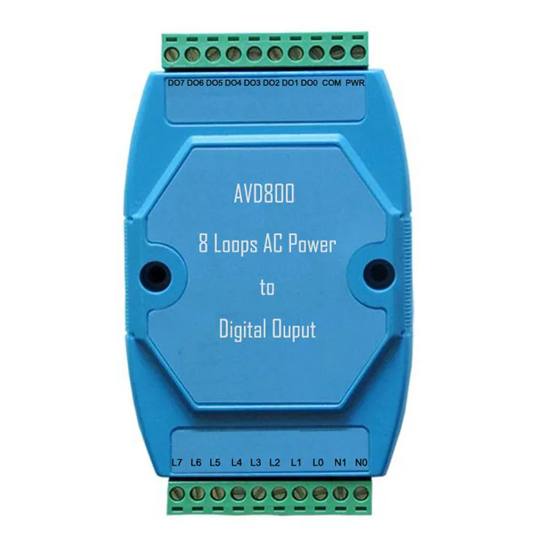 AC Power Voltage Detector for monitoring 8 loop 140~240VAC 50Hz power voltage status and output dry contact AVD800
AC Power Voltage Detector for monitoring 8 loop 140~240VAC 50Hz power voltage status and output dry contact AVD800
