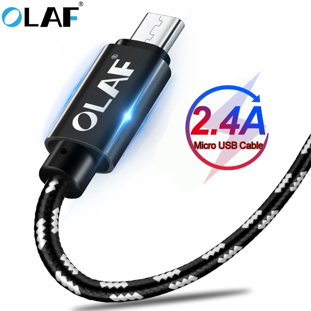 Кабель Micro USB OLAF кабель для быстрой зарядки и синхронизации данных Huawei Xiaomi Samsung LG