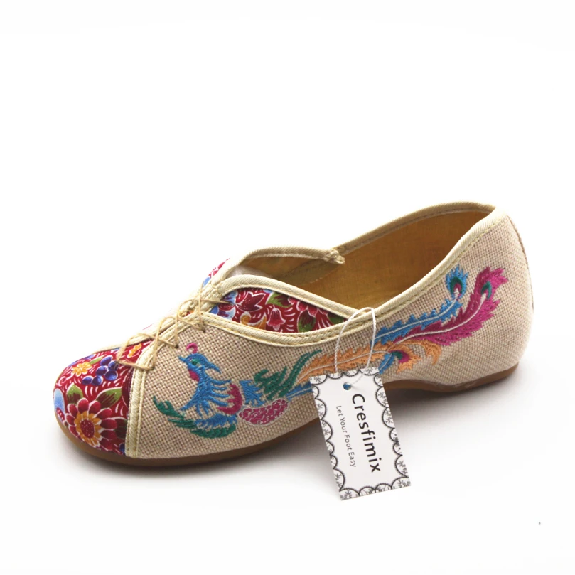Zapatos Planos De Mujer Women Fashion Light Weight Embroidery Flat Shoes Lady Cool Beige Dance Shoes Retro Ballet Shoes E647
Zapatos Planos De Mujer Women Fashion Light Weight Embroidery Flat Shoes Lady Cool Beige Dance Shoes Retro Ballet Shoes E647