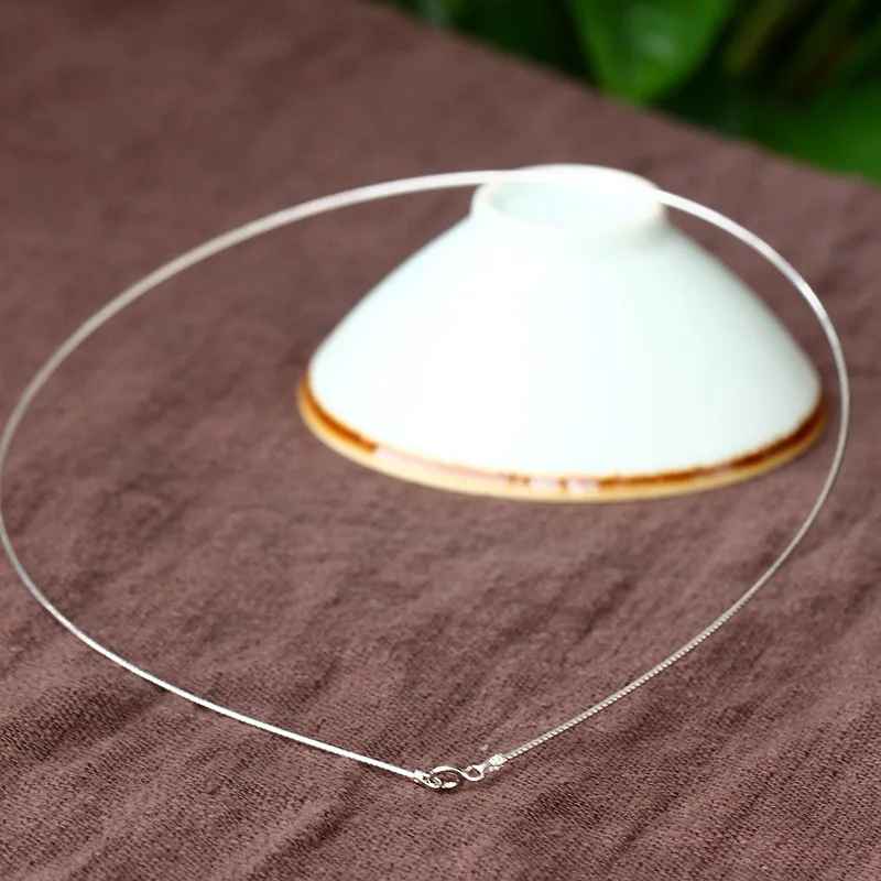 Retro Thai Silver Jewelry Wholesale Wild Female Models Hypoallergenic S925 Sterling Silver Collar Silver Necklace
Retro Thai Silver Jewelry Wholesale Wild Female Models Hypoallergenic S925 Sterling Silver Collar Silver Necklace