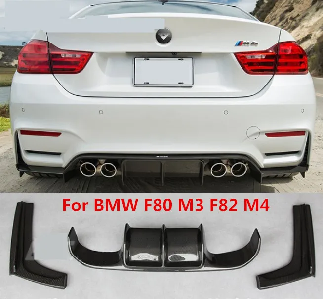 Для BMW F80 M3 F82 M4 2013.2014.2015.2016.2017 задний спойлер из углеродного волокна высокое