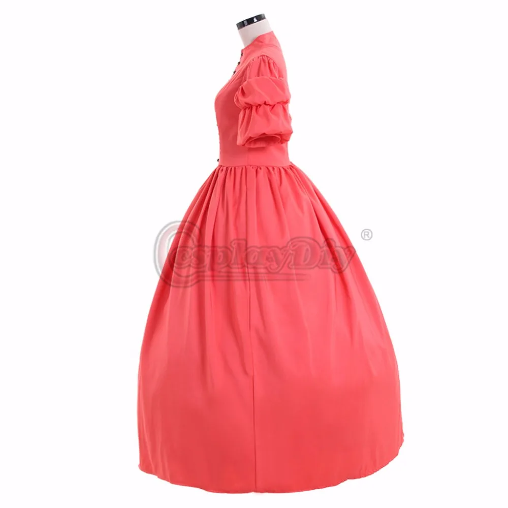 Красный винтажный женский костюм для косплея на заказ женское платье