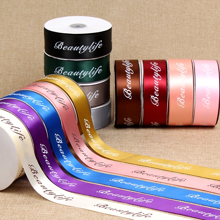 (45 meters) 40mm Printed English Letter "Beautylife" Satin Ribbon Packing Material DIY Craft Decor Party Gifts Wrapping ribbon
(45 meters) 40mm Printed English Letter "Beautylife" Satin Ribbon Packing Material DIY Craft Decor Party Gifts Wrapping ribbon