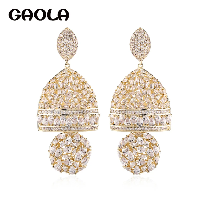 GAOLA New Women Jewelry Geometric Plant Shape Earring Clear Cubic Zirconia Dangle Earrings GLE9140
GAOLA New Women Jewelry Geometric Plant Shape Earring Clear Cubic Zirconia Dangle Earrings GLE9140