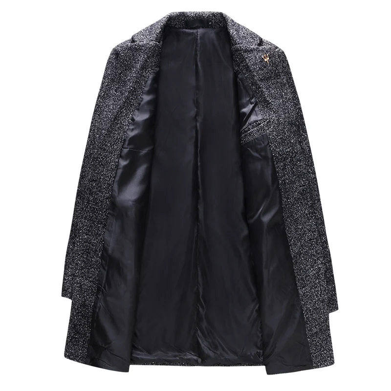 VROKINO 2019 Winter Jacket Men's Long Woolen Coat Fashion Warm Lapel Thin Coat Jacket Brand Clothing Large Size M-5XL
VROKINO 2019 Winter Jacket Men's Long Woolen Coat Fashion Warm Lapel Thin Coat Jacket Brand Clothing Large Size M-5XL