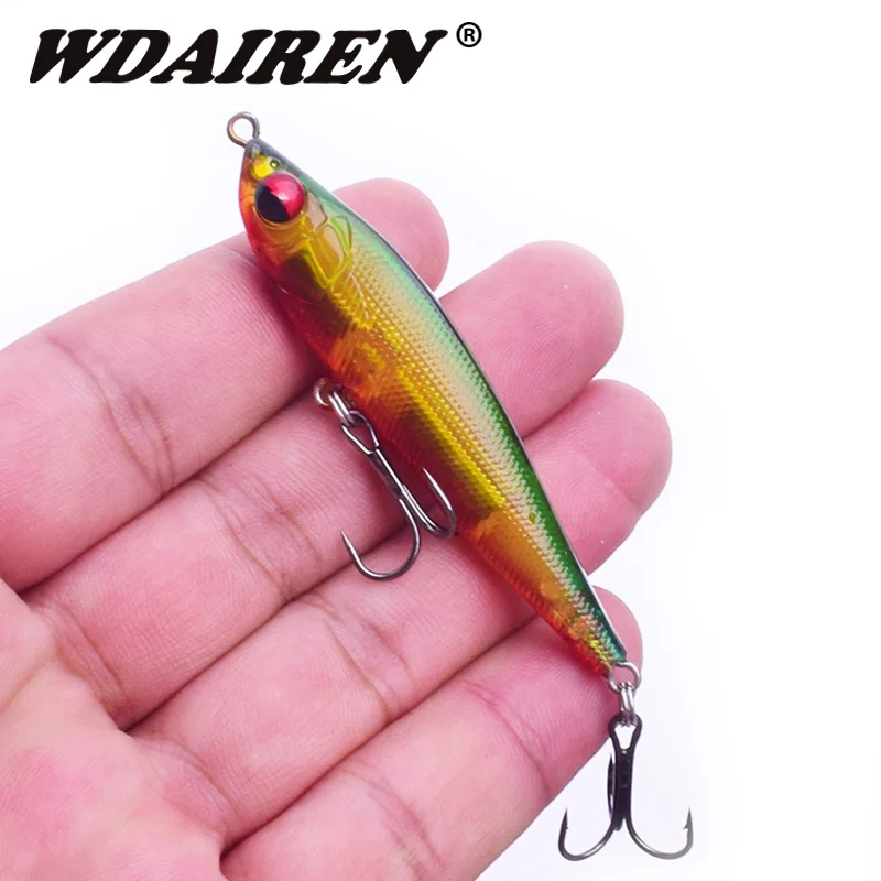 WDAIREN Thrill Stick Sinking Pencil Fishing Lure 70mm 7.5g Long cast Shad Minnows 3D Eyes Artificial Bait Bass Pike Lures
WDAIREN Thrill Stick Sinking Pencil Fishing Lure 70mm 7.5g Long cast Shad Minnows 3D Eyes Artificial Bait Bass Pike Lures