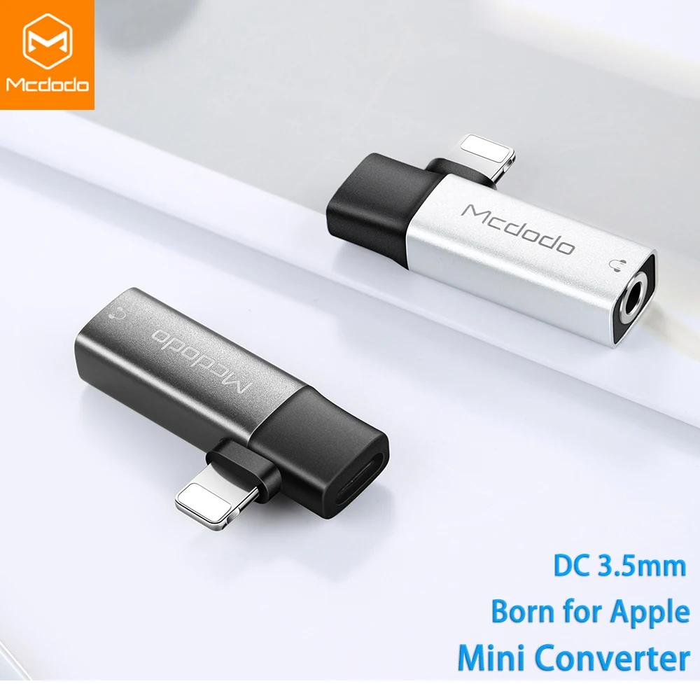 Mcdodo Auido Adapter For iPhone 12 11 Pro Max XS XR to 3.5mm Jack Headphone Earphone Charging 2A Converter Splitter OTG Adapter
Mcdodo Auido Adapter For iPhone 12 11 Pro Max XS XR to 3.5mm Jack Headphone Earphone Charging 2A Converter Splitter OTG Adapter