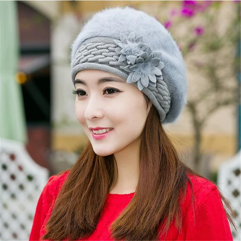 Lady Warm Bomber Hat Ear Protection Breathable Winter Thick Cap Knitting Cap Female Warm Rabbit Hat Women Thick Fur Hats
Lady Warm Bomber Hat Ear Protection Breathable Winter Thick Cap Knitting Cap Female Warm Rabbit Hat Women Thick Fur Hats