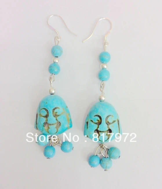 Tibet Buddha Lucky Fashion stone Bead Carved Buddha head Dangle Hook Earring Festival Gift
Tibet Buddha Lucky Fashion stone Bead Carved Buddha head Dangle Hook Earring Festival Gift