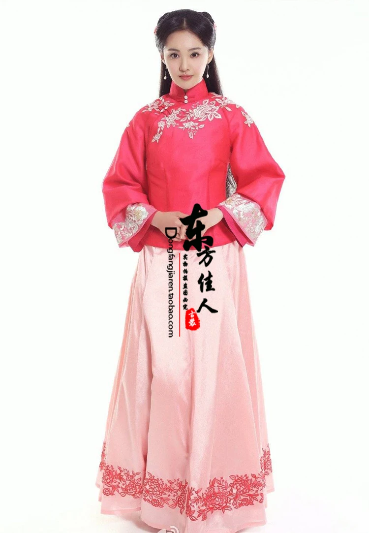 2015 New TV Play The Cage of Love Drama the Man Who Catches the Rainbow Republican Period Miss Pink Costume with Embroidery
2015 New TV Play The Cage of Love Drama the Man Who Catches the Rainbow Republican Period Miss Pink Costume with Embroidery