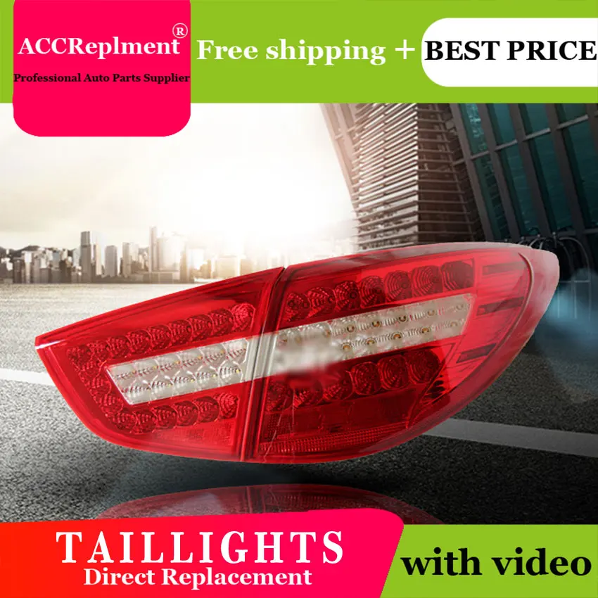 4PCS Car Styling for Hyundai ix35 Taillights 2010-2013 for ix35 LED Tail Lamp+Turn Signal+Brake+Reverse LED light
4PCS Car Styling for Hyundai ix35 Taillights 2010-2013 for ix35 LED Tail Lamp+Turn Signal+Brake+Reverse LED light