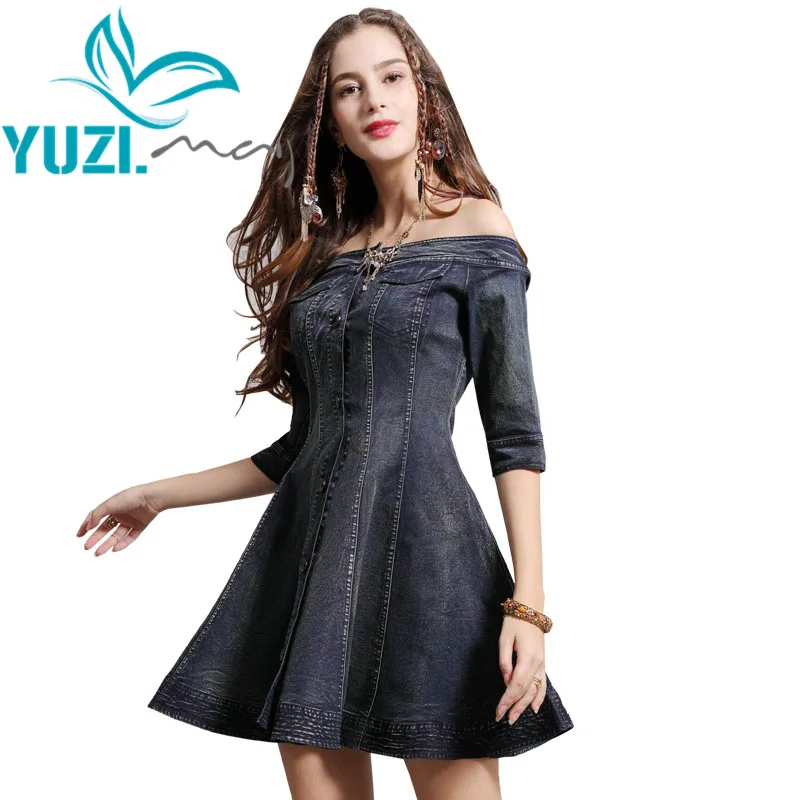 Летнее платье 2019 Yuzi.may Бохо новые джинсовые женские платья с воротником-лодочкой однобортные трапециевидные винтажные платья с рукавом до локтя A82128
Летнее платье 2019 Yuzi.may Бохо новые джинсовые женские платья с воротником-лодочкой однобортные трапециевидные винтажные платья с рукавом до локтя A82128