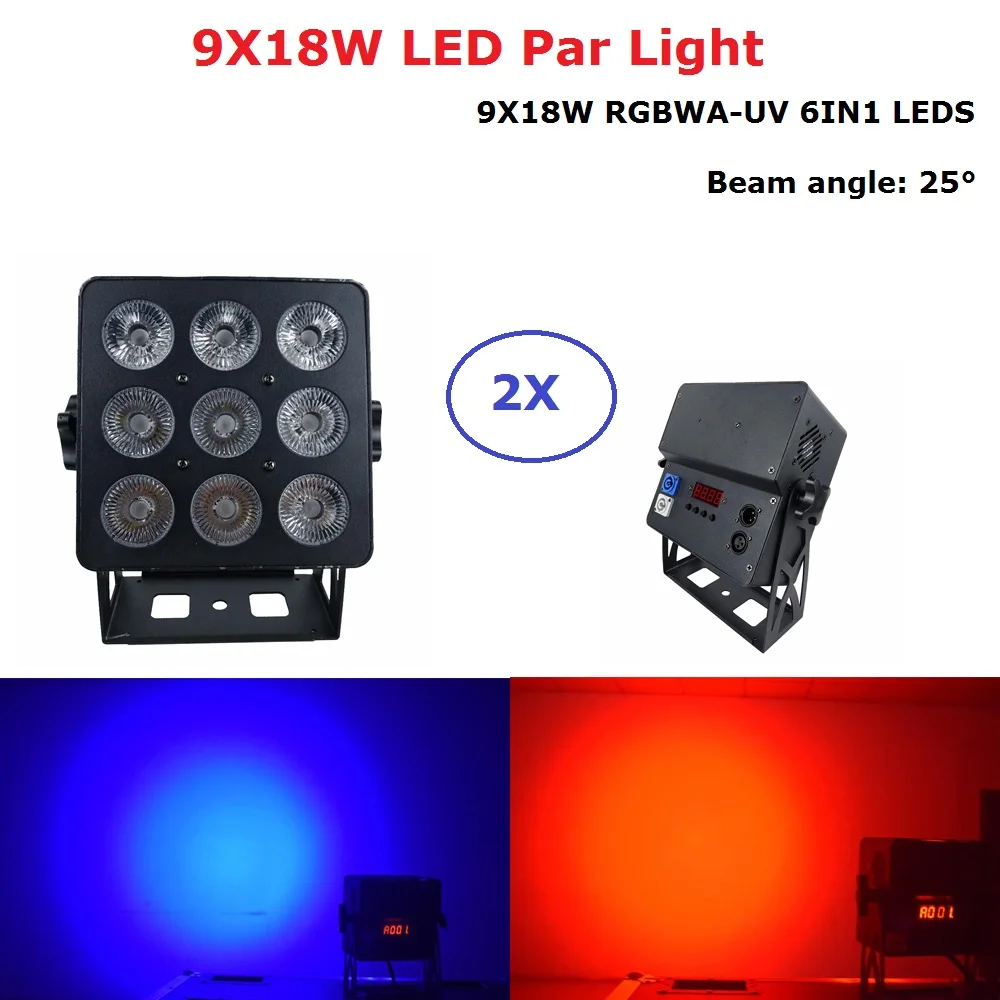 Светодиодный светильник, 9x18 Вт, RGBWA-UV 6 в 1, светодиодный светильник DMX512 Par, светодиодный сценический светильник, музыкальный праздвечерние чный светильник, светодиодный светильник для диджея, ночного клуба, свадьбы
Светодиодный светильник, 9x18 Вт, RGBWA-UV 6 в 1, светодиодный светильник DMX512 Par, светодиодный сценический светильник, музыкальный праздвечерние чный светильник, светодиодный светильник для диджея, ночного клуба, свадьбы