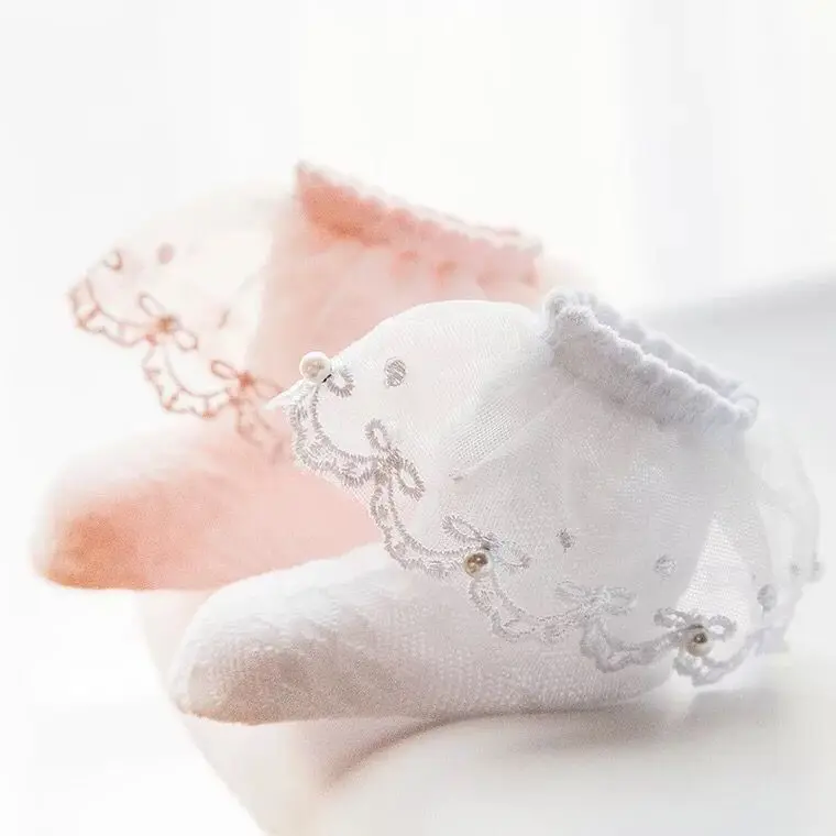 Baby Girl Summer Cotton Mesh Socks Princess Lace Ruffled With Bowknot Pearl Lovely Sock Kids Ankle Socks Newborn 0-6Years
Baby Girl Summer Cotton Mesh Socks Princess Lace Ruffled With Bowknot Pearl Lovely Sock Kids Ankle Socks Newborn 0-6Years