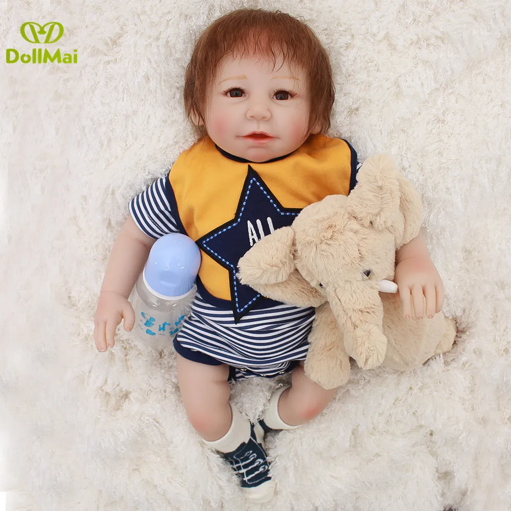 DollMai Reborn dolls 46cm soft silicone reborn baby dolls boys lifelike bebe gift reborn boneca children gift toy dolls
DollMai Reborn dolls 46cm soft silicone reborn baby dolls boys lifelike bebe gift reborn boneca children gift toy dolls