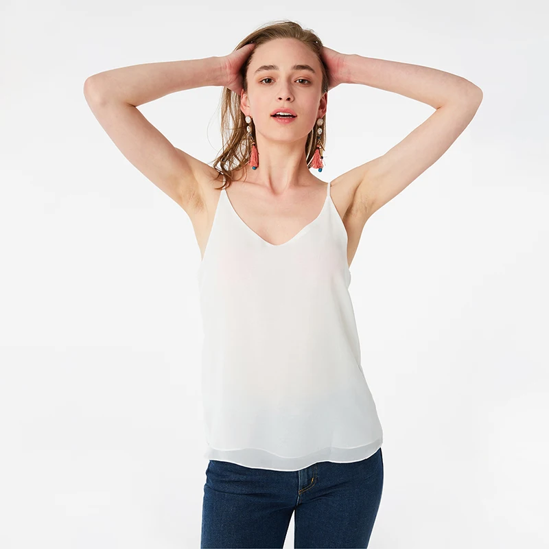 Tank Top Women Double Layer Chiffon Blouses 2021 New Summer Casual Camis Sleeveless Shirt
Tank Top Women Double Layer Chiffon Blouses 2021 New Summer Casual Camis Sleeveless Shirt