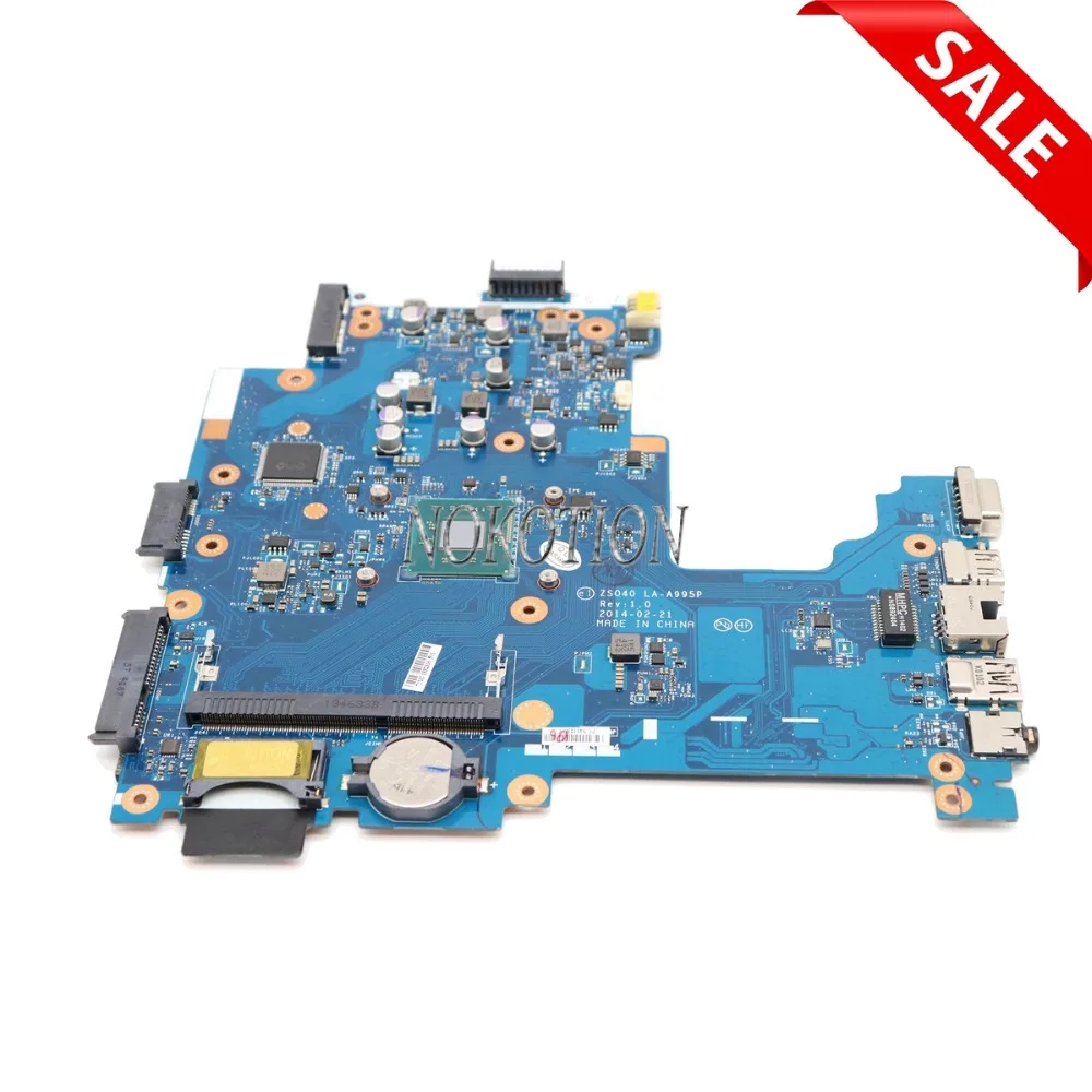 NOKOTION 775632-501 775632-001 Laptop motherboard For HP 14-R 240 ZS040 LA-A995P SR1W4 N2830 CPU DDR3L Main board
NOKOTION 775632-501 775632-001 Laptop motherboard For HP 14-R 240 ZS040 LA-A995P SR1W4 N2830 CPU DDR3L Main board