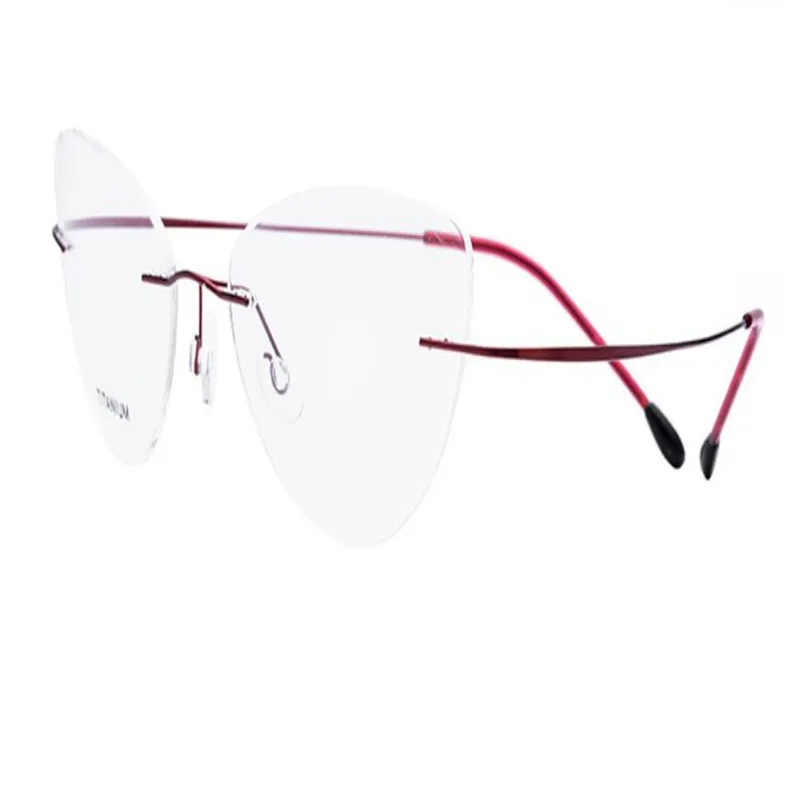 MONGOTEN Pure Titanium New Fashion Women Rimless Progressive Multi-focal Lens Eyewear Frame Pink Purple Presbyopia Eyeglasses
MONGOTEN Pure Titanium New Fashion Women Rimless Progressive Multi-focal Lens Eyewear Frame Pink Purple Presbyopia Eyeglasses