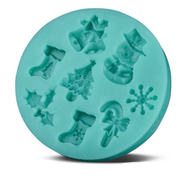 Silicone Christmas Fondant Mold Santa Claus Snowman Christmas Tree Snow Cake Decoration Baking Chocolate Biscuit Mold E813
Silicone Christmas Fondant Mold Santa Claus Snowman Christmas Tree Snow Cake Decoration Baking Chocolate Biscuit Mold E813