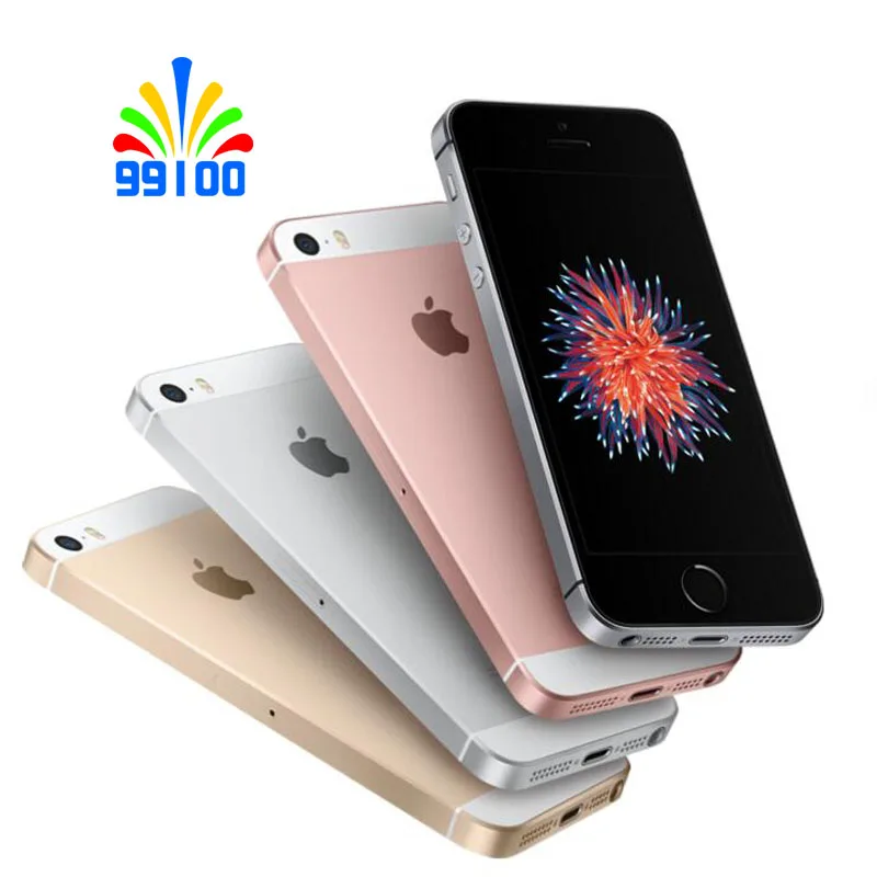 Оригинальный б/у Apple iphone SE разблокированный 4G LTE экран 4 0 дюйма процессор A9 2 Гб ОЗУ