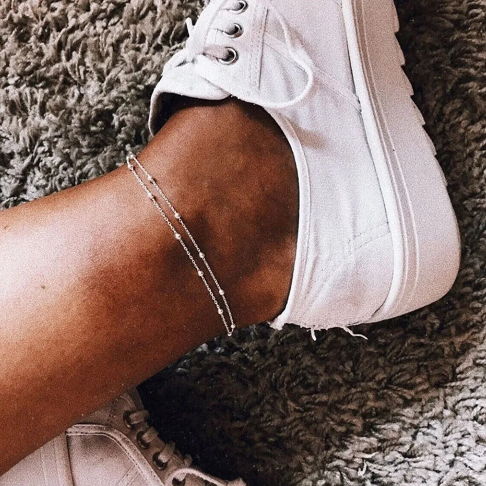 EN Summer Vintage Chain Anklet Women's Simple Beads Chain Gold Color Bohemian Jewelry Legs Anklet Party Jewelry Gifts Wholesale
EN Summer Vintage Chain Anklet Women's Simple Beads Chain Gold Color Bohemian Jewelry Legs Anklet Party Jewelry Gifts Wholesale