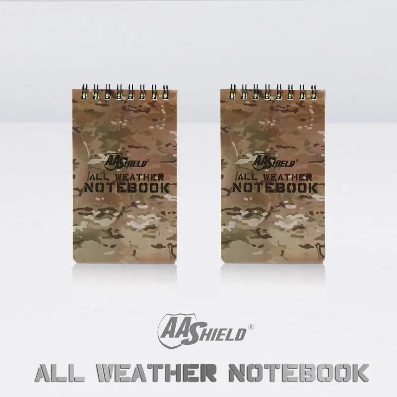 AA Shield All Weather 3 "X5" водонепроницаемый Note Camo Outdoor Map ноутбук 2 шт.
AA Shield All Weather 3 "X5" водонепроницаемый Note Camo Outdoor Map ноутбук 2 шт.