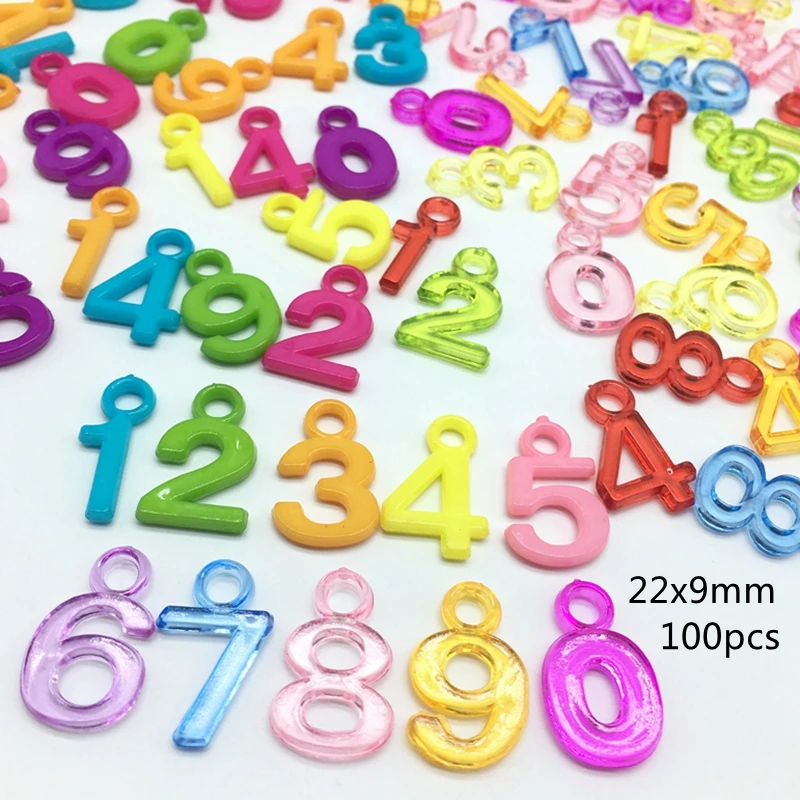 Meideheng acrylic candy hanging hole alphabet beads for Jewelry making Children's Arabic numerals Digital pendant 100pcs/bag
Meideheng acrylic candy hanging hole alphabet beads for Jewelry making Children's Arabic numerals Digital pendant 100pcs/bag