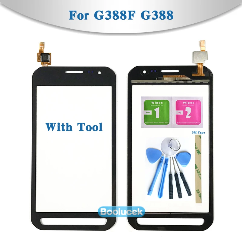 

Высокое качество 4,8 "для Samsung Galaxy Xcover 3 G388 G388F сенсорный экран дигитайзер Датчик внешняя стеклянная линза Панель черный белый + трек