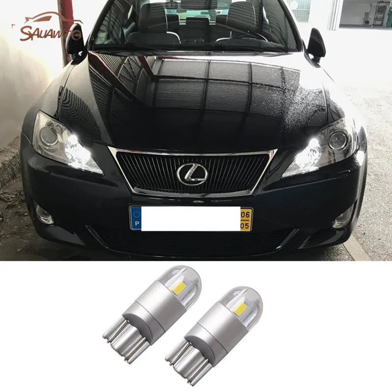 2X T10 W5W Автомобильные светодиодные лампы для парковки Lexus RX350 RX300 IS250 RX330 LX470 IS200 LX570