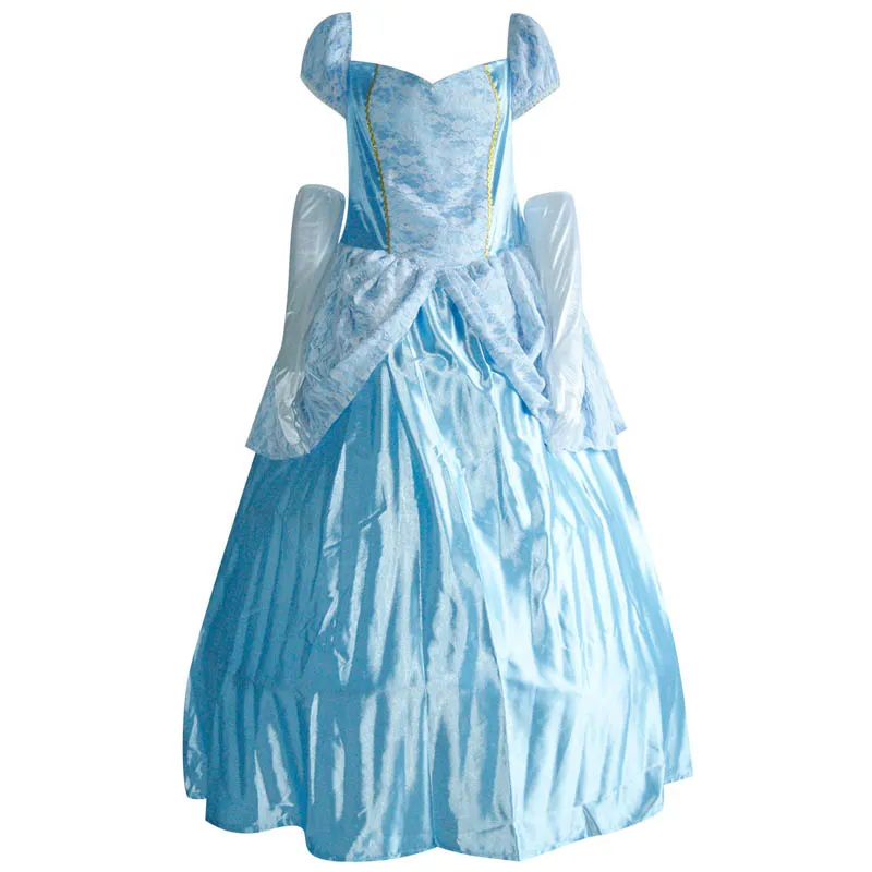 Women Cosplay Costume Light Blue Long Fancy Dress And Gloves Girls Outfit Masquerade Dancing Party Princess Costumes
Women Cosplay Costume Light Blue Long Fancy Dress And Gloves Girls Outfit Masquerade Dancing Party Princess Costumes