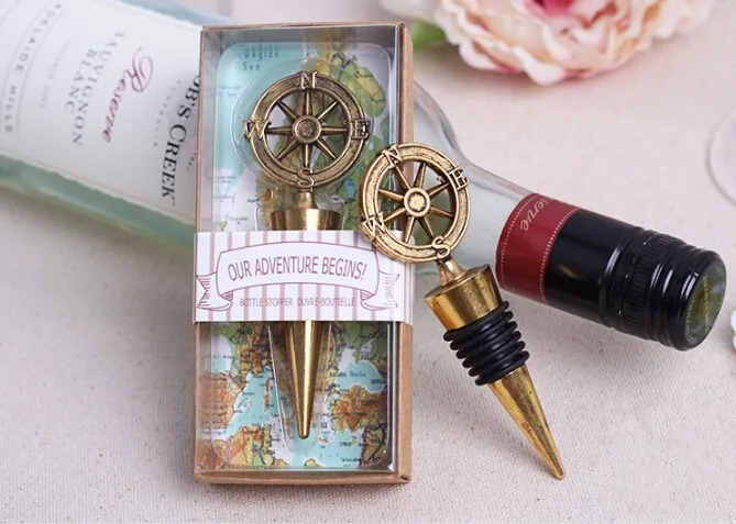 100pcs "Our Adventure Begins" Compass Wine Bottle Stopper Bridal & Wedding Favors Party Giveaway For Guest wen4273
100pcs "Our Adventure Begins" Compass Wine Bottle Stopper Bridal & Wedding Favors Party Giveaway For Guest wen4273