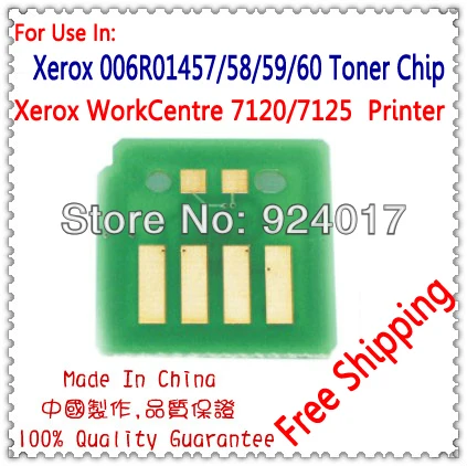 For Xerox 006R01457 006R01458 006R01459 006R01460 Toner Cartridge Chip,For Xerox WC 7120 7125 7220 7225 7220T 7225T Toner Chip
For Xerox 006R01457 006R01458 006R01459 006R01460 Toner Cartridge Chip,For Xerox WC 7120 7125 7220 7225 7220T 7225T Toner Chip