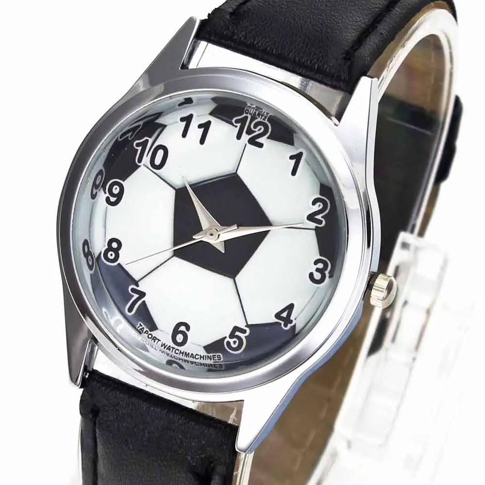Football Dial Soccer Match Fashion Sport Quartz Watch PU Leather Belt Casual Wrist Watches
Football Dial Soccer Match Fashion Sport Quartz Watch PU Leather Belt Casual Wrist Watches