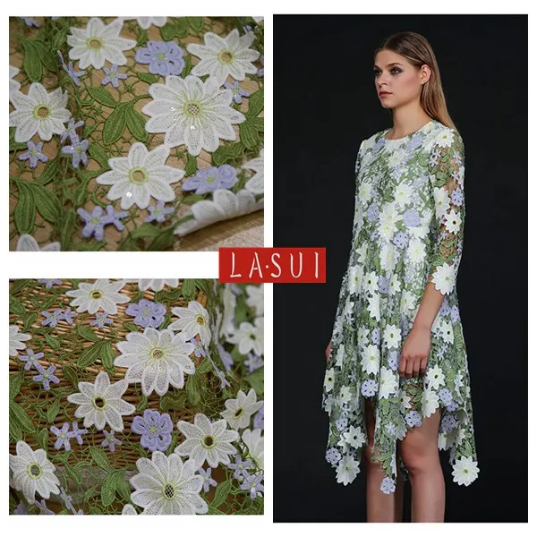 LASUI good quality 1yCouture high-grade heavy water-soluble lace fabric imports large fashion dress fabric S0034
LASUI good quality 1yCouture high-grade heavy water-soluble lace fabric imports large fashion dress fabric S0034