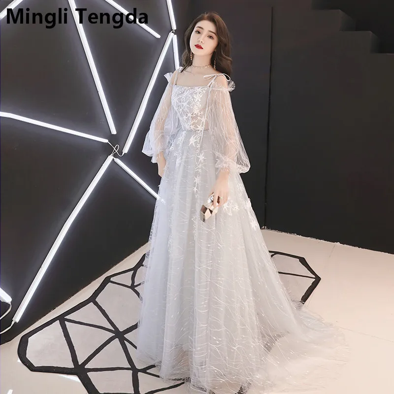 Mingli Tengda светильник-серое длинное вечернее платье, элегантное женское кружевное вечернее платье с рукавом 3/4, иллюзионные официальные платья, Abendkleid
Mingli Tengda светильник-серое длинное вечернее платье, элегантное женское кружевное вечернее платье с рукавом 3/4, иллюзионные официальные платья, Abendkleid