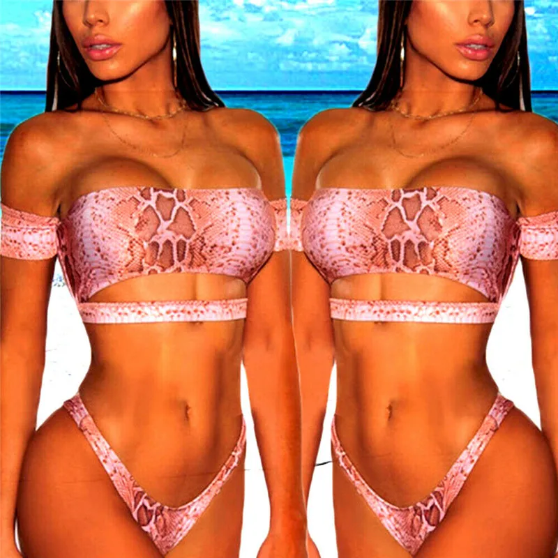 2019 New Women 2pcs Bikini Set Swimwear Bandage Bra Thong Push-up Padded Monokini Bathing Swimsuit Beach Swimming Costume
2019 New Women 2pcs Bikini Set Swimwear Bandage Bra Thong Push-up Padded Monokini Bathing Swimsuit Beach Swimming Costume